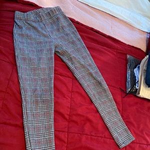 Forever 21 Plaid Jeggings